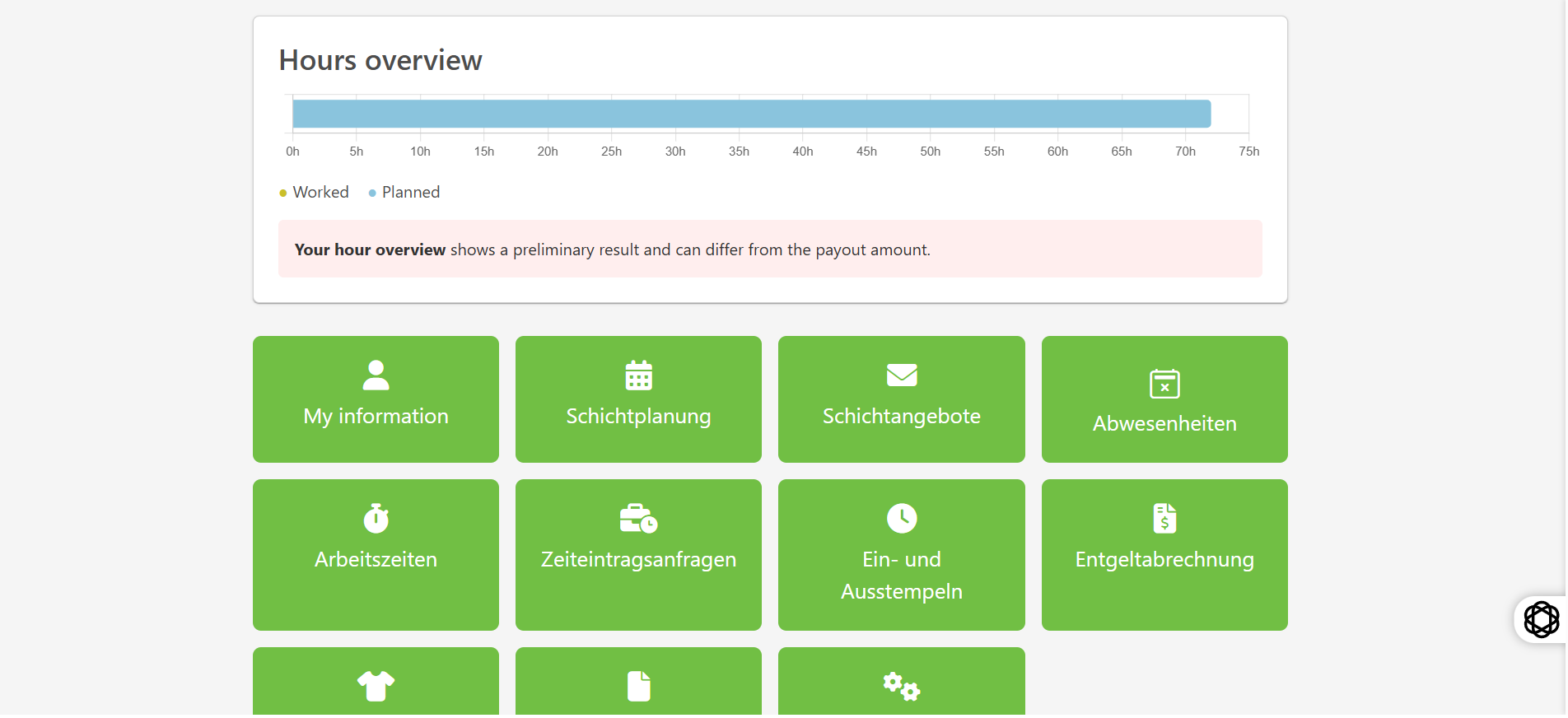 Employee portal project